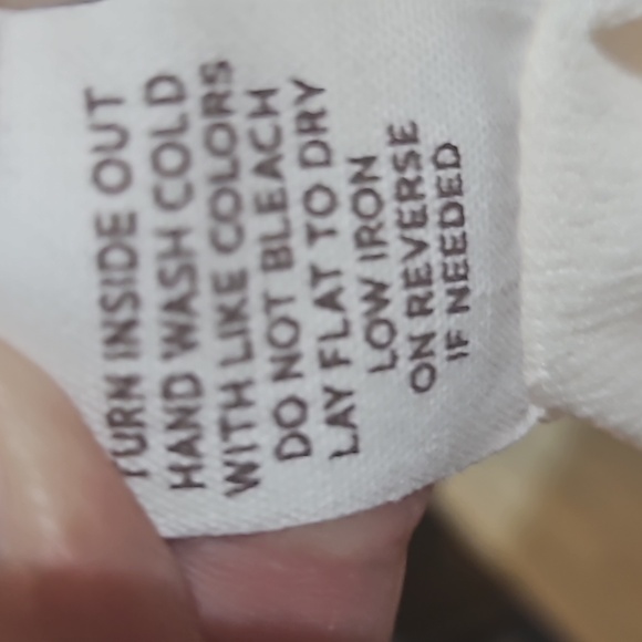 Blu Pepper Women's Cream ColoredTextured Ruffle Blouse Puffy Sleeve Top - Picture 6 of 6